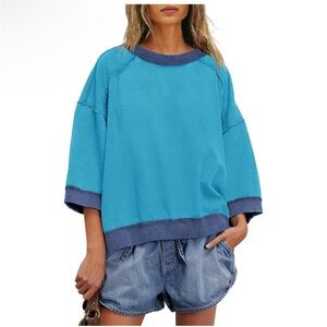 Womens 3/4 Length Sleeve Top FP DUPE